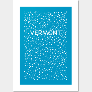 Vermont Big Snow Flurry Posters and Art